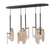 Studio M - LED Pendant - Megalith - Stone - Gunmetal- Union Lighting Luminaires Decor