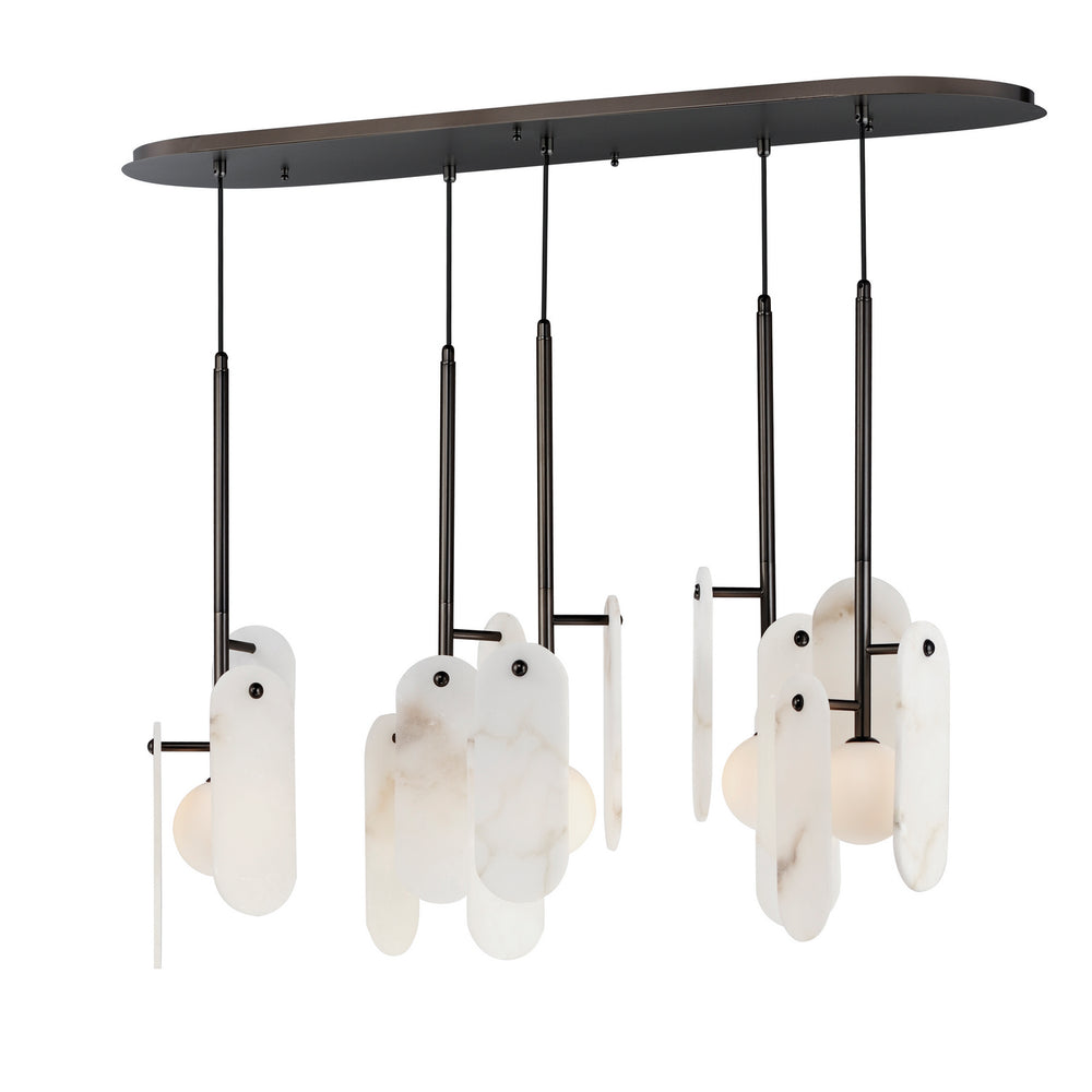 Studio M - LED Pendant - Megalith - Stone - Gunmetal- Union Lighting Luminaires Decor