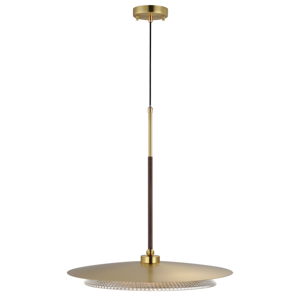 Studio M - LED Pendant - Prismatic - Natural Aged Brass- Union Lighting Luminaires Decor