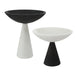 Uttermost - Bowls, S/2 - Antithesis - Striking Black And White Granulated Marble- Union Lighting Luminaires Decor