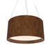 Accord Lighting - Three Light Pendant - Cylindrical - Imbuia- Union Lighting Luminaires Decor