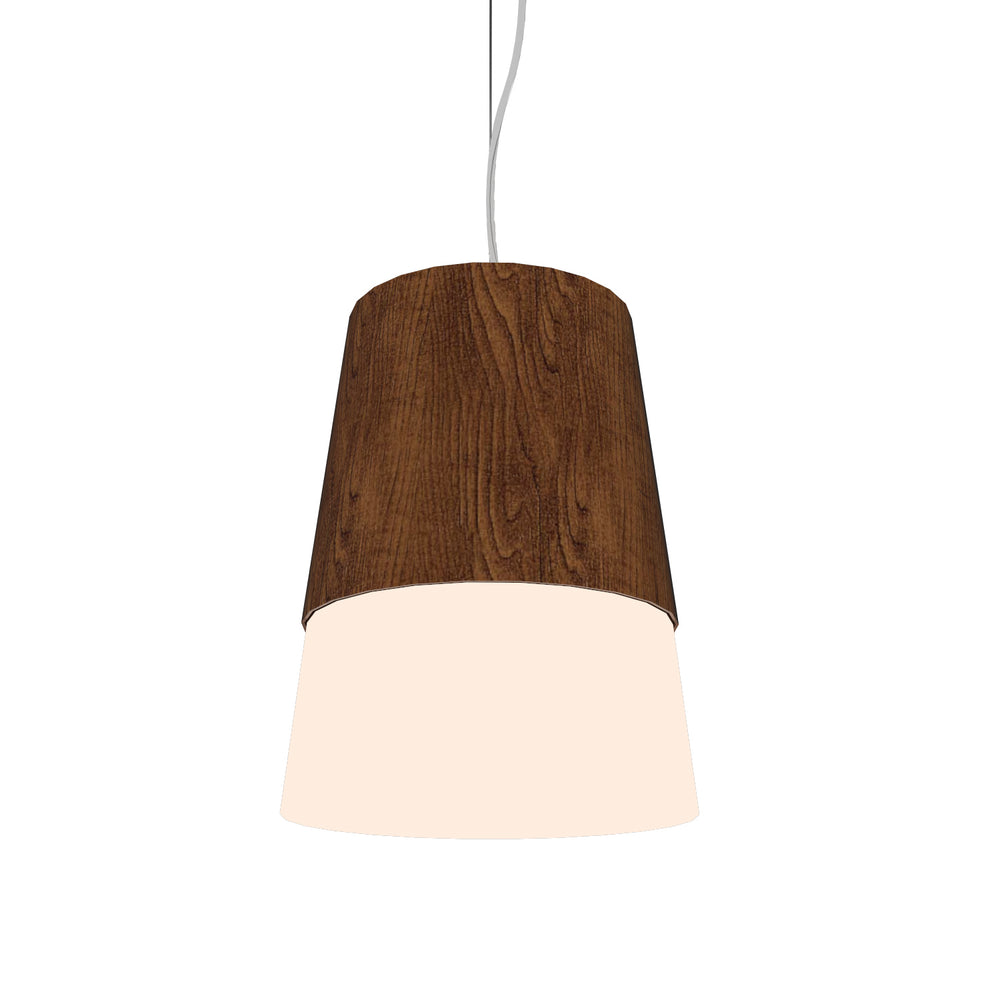 Accord Lighting - One Light Pendant - Conical - Imbuia- Union Lighting Luminaires Decor