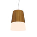 Accord Lighting - One Light Pendant - Conical - Teak- Union Lighting Luminaires Decor