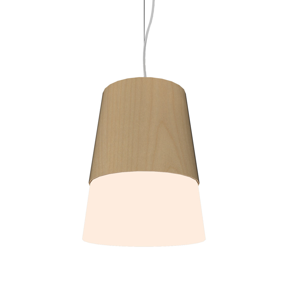 Accord Lighting - One Light Pendant - Conical - Maple- Union Lighting Luminaires Decor