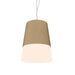 Accord Lighting - One Light Pendant - Conical - Maple- Union Lighting Luminaires Decor