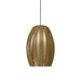 Accord Lighting - One Light Pendant - Barrel - Louro Freijo- Union Lighting Luminaires Decor