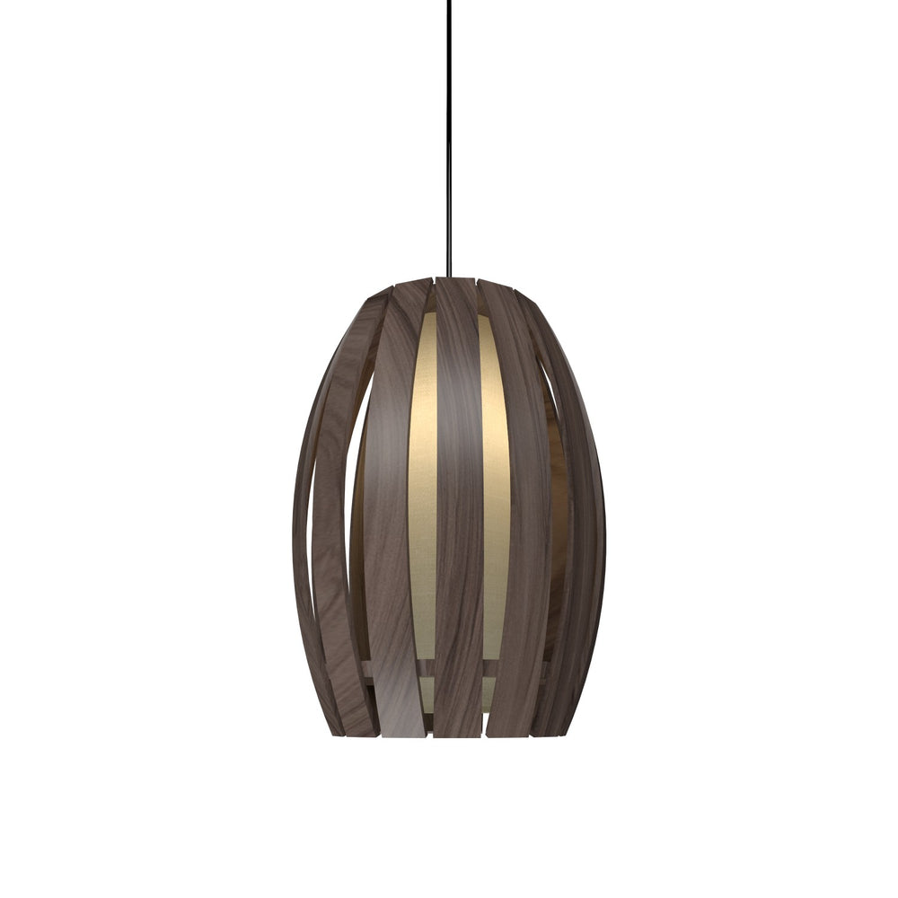 Accord Lighting - One Light Pendant - Barrel - American Walnut- Union Lighting Luminaires Decor