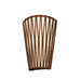 Accord Lighting - Two Light Wall Lamp - Living Hinges - Imbuia- Union Lighting Luminaires Decor