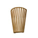 Accord Lighting - Two Light Wall Lamp - Living Hinges - Louro Freijo- Union Lighting Luminaires Decor
