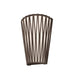Accord Lighting - Two Light Wall Lamp - Living Hinges - American Walnut- Union Lighting Luminaires Decor