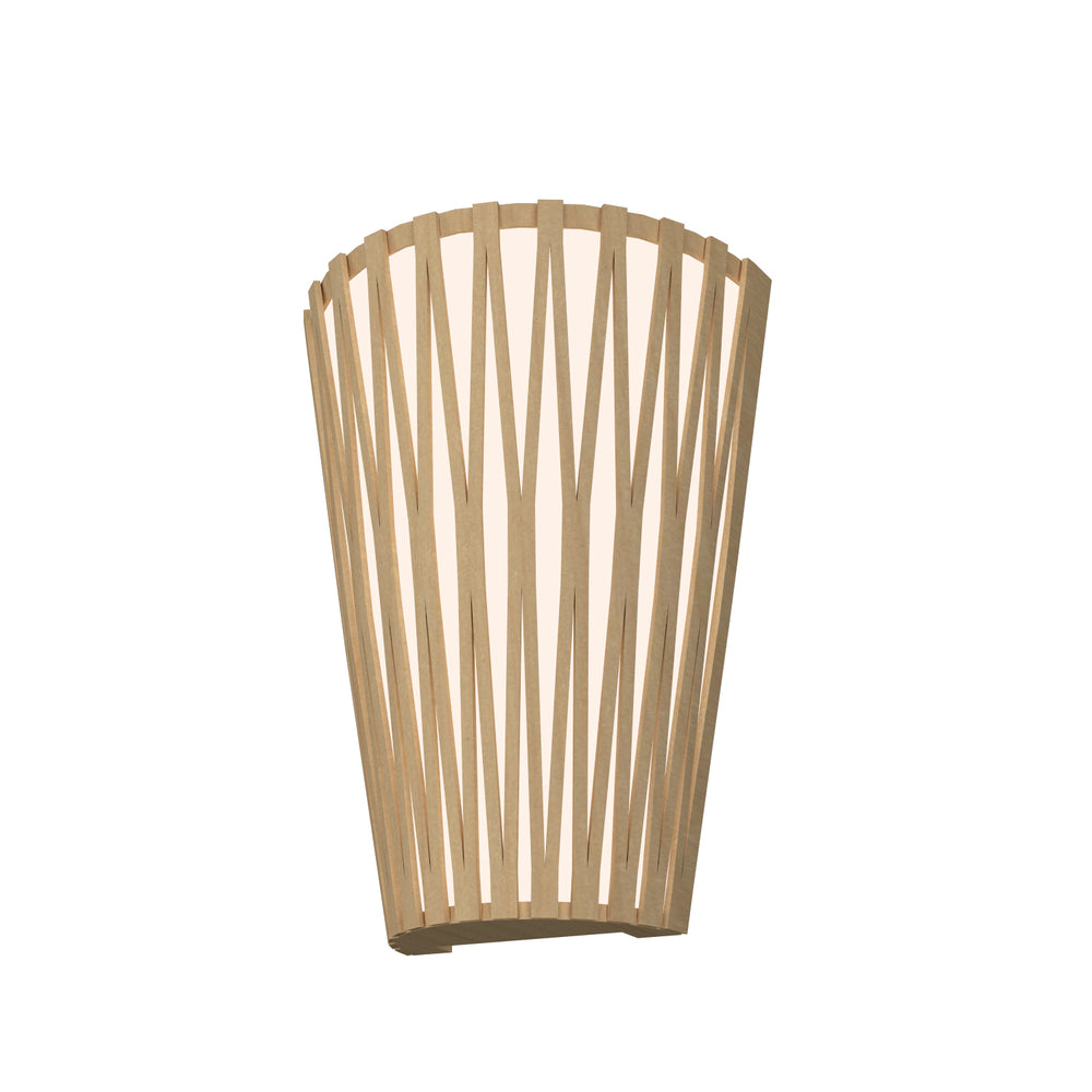 Accord Lighting - Two Light Wall Lamp - Living Hinges - Maple- Union Lighting Luminaires Decor