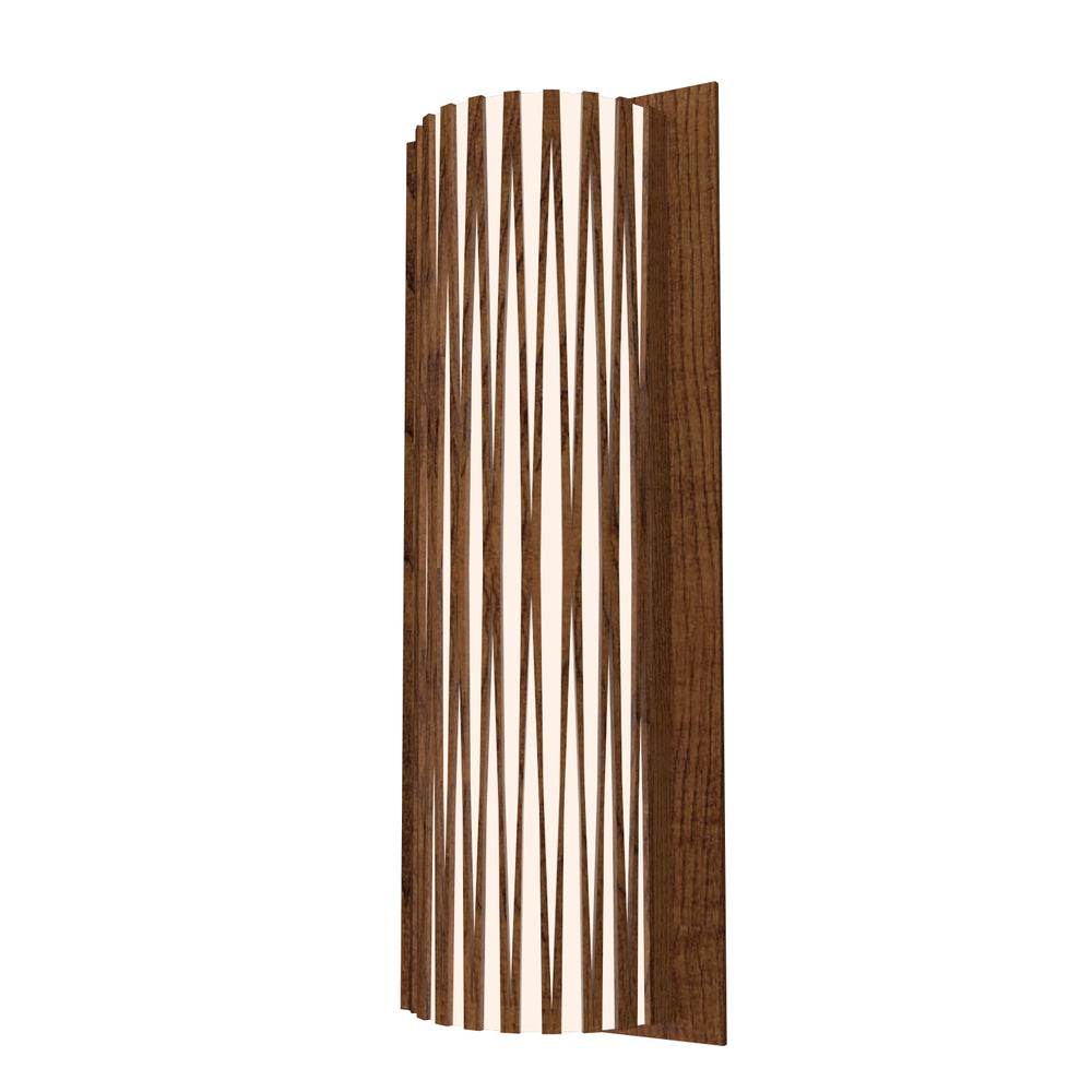 Accord Lighting - Two Light Wall Lamp - Living Hinges - Imbuia- Union Lighting Luminaires Decor
