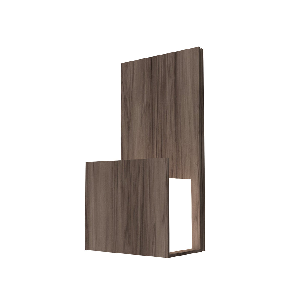 Accord Lighting - Two Light Wall Lamp - Clean - American Walnut- Union Lighting Luminaires Decor