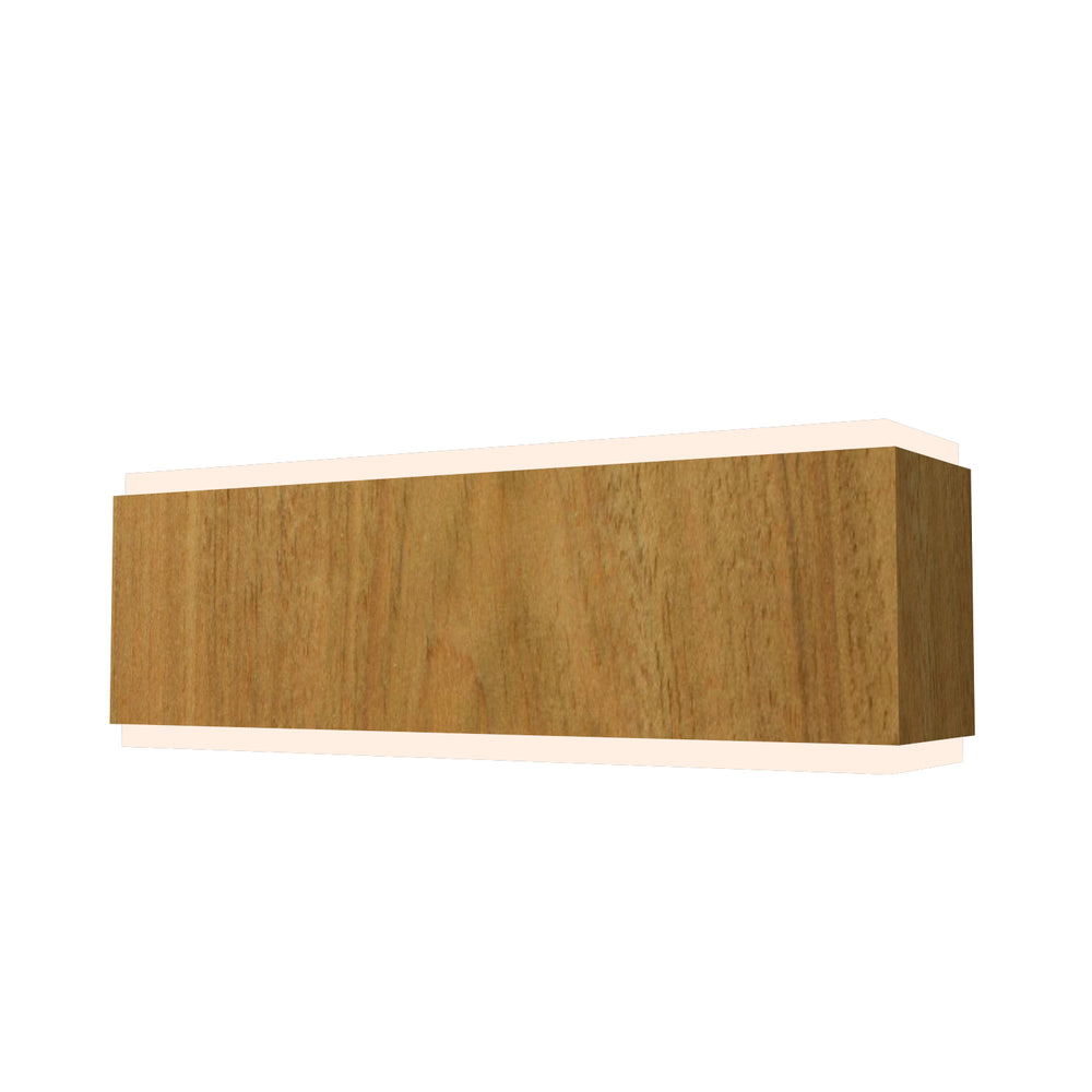 Accord Lighting - Two Light Wall Lamp - Clean - Louro Freijo- Union Lighting Luminaires Decor