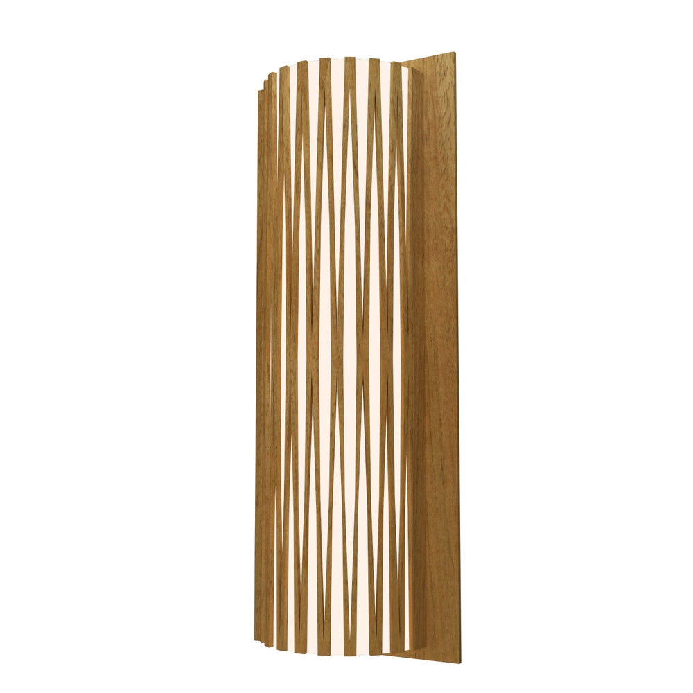Accord Lighting - Two Light Wall Lamp - Living Hinges - Louro Freijo- Union Lighting Luminaires Decor