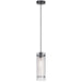 Dainolite Canada - One Light Pendant - Pasha - Black- Union Lighting Luminaires Decor