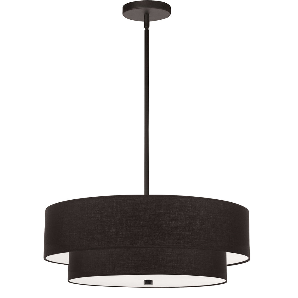 Dainolite Canada - Four Light Pendant - Everly - Black- Union Lighting Luminaires Decor