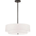 Dainolite Canada - Four Light Pendant - Everly - Black- Union Lighting Luminaires Decor