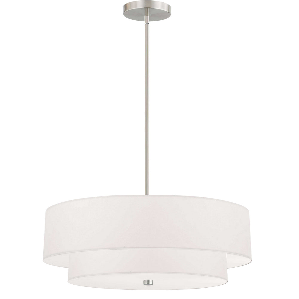 Dainolite Canada - Four Light Pendant - Everly - Satin Chrome- Union Lighting Luminaires Decor