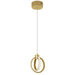 Dainolite Canada - LED Pendant - Parson - Aged Brass- Union Lighting Luminaires Decor