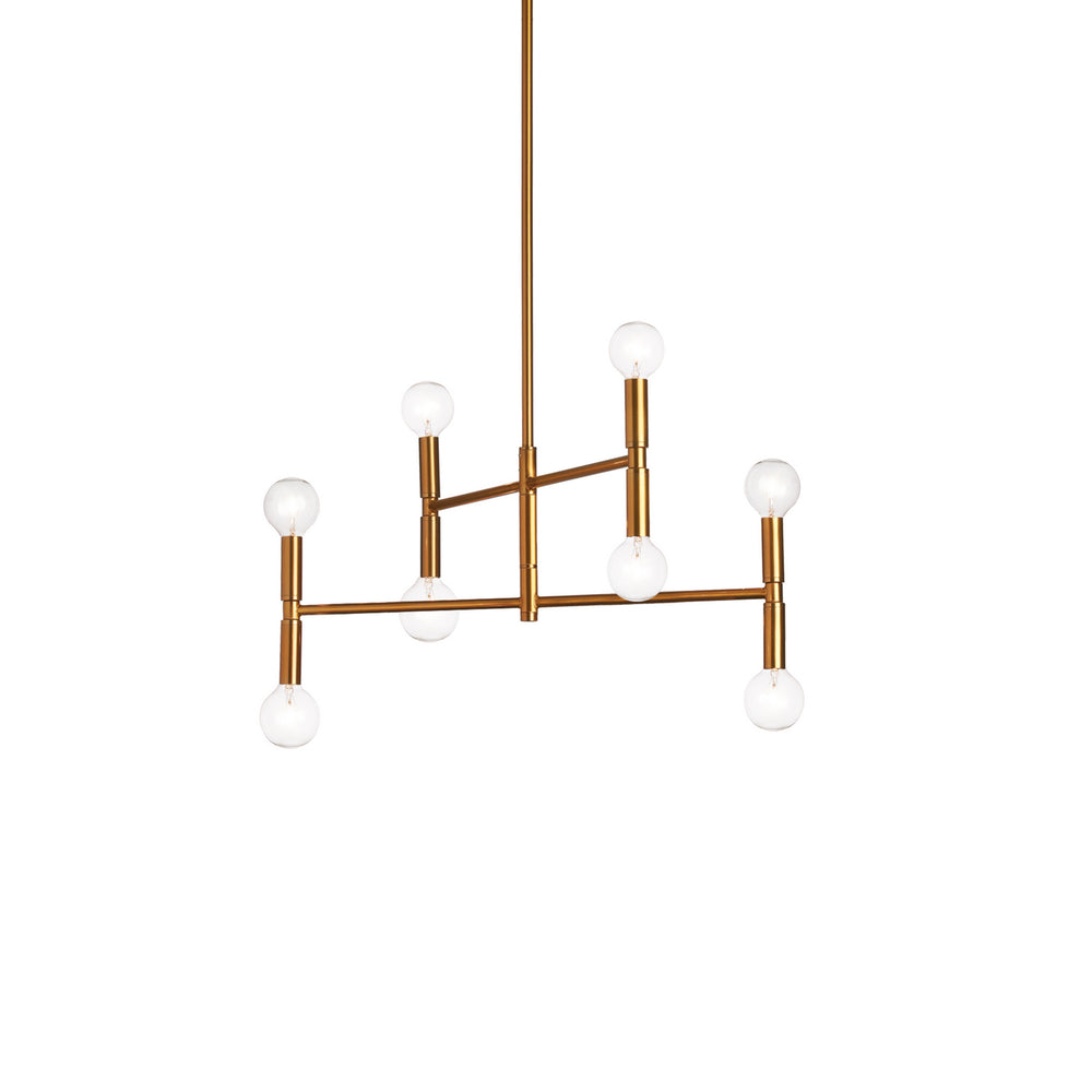 Dainolite Canada - Eight Light Chandelier - Ava - Vintage Bronze- Union Lighting Luminaires Decor