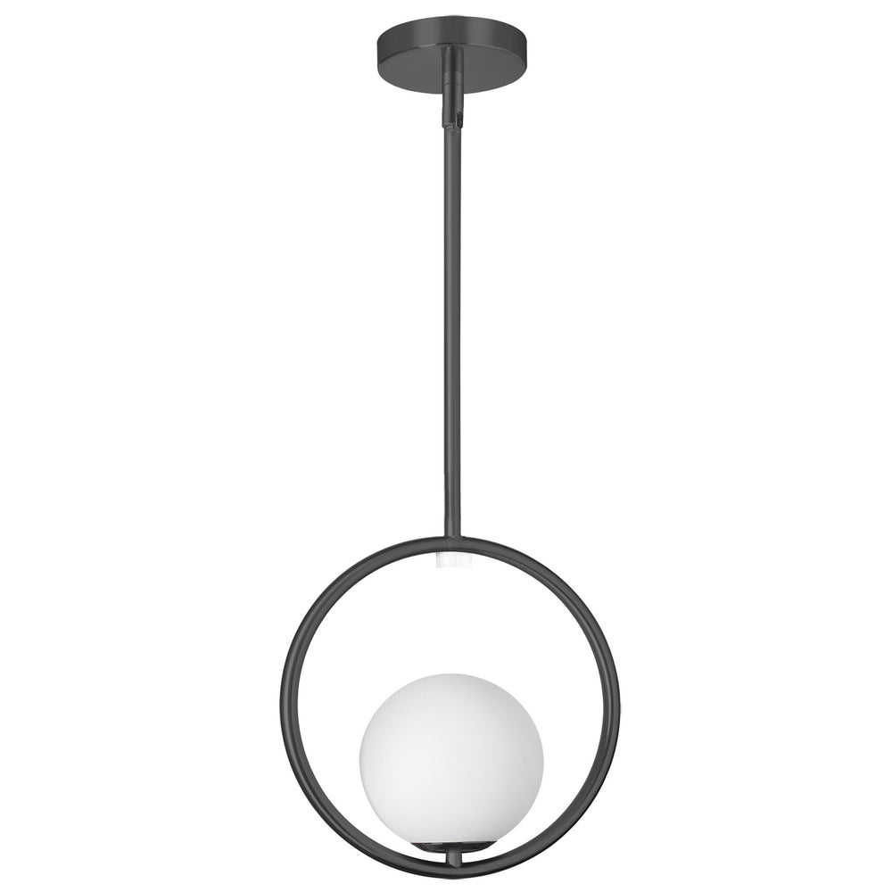 Dainolite Canada - One Light Pendant - Adrienna - Black- Union Lighting Luminaires Decor