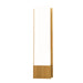 Accord Lighting - Two Light Wall Lamp - Clean - Louro Freijo- Union Lighting Luminaires Decor