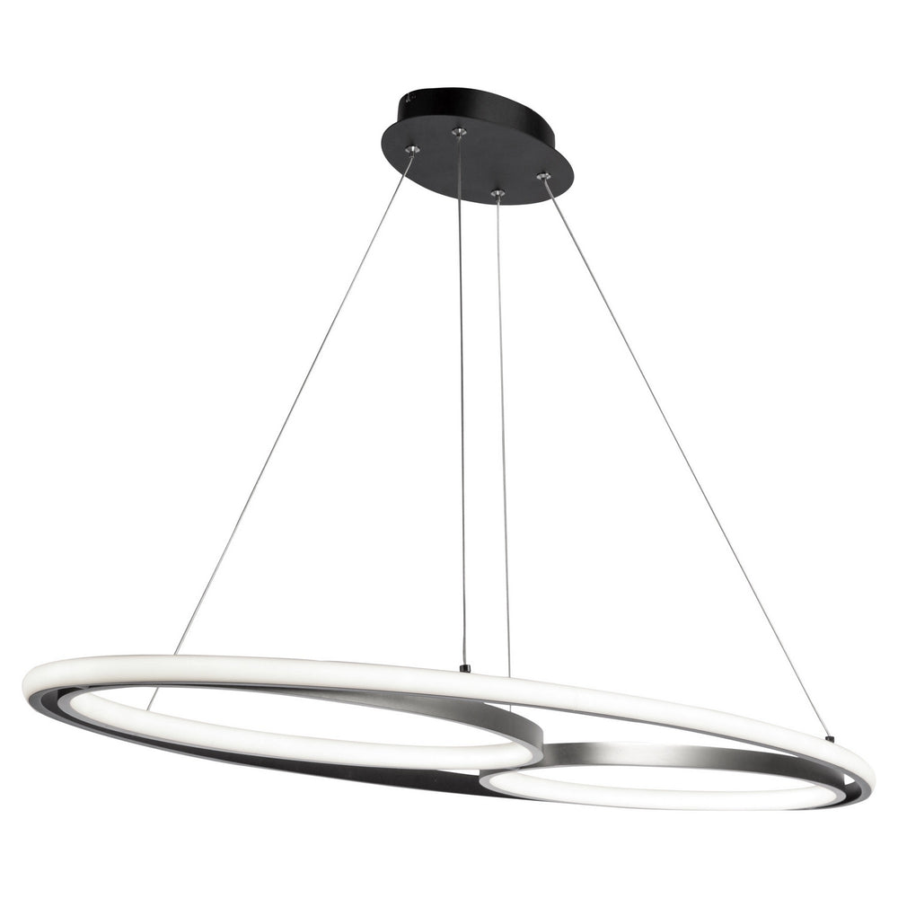 Artcraft Canada - LED Pendant - Gemini - Black, Nickel- Union Lighting Luminaires Decor