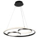 Artcraft Canada - LED Pendant - Gemini - Black, Nickel- Union Lighting Luminaires Decor