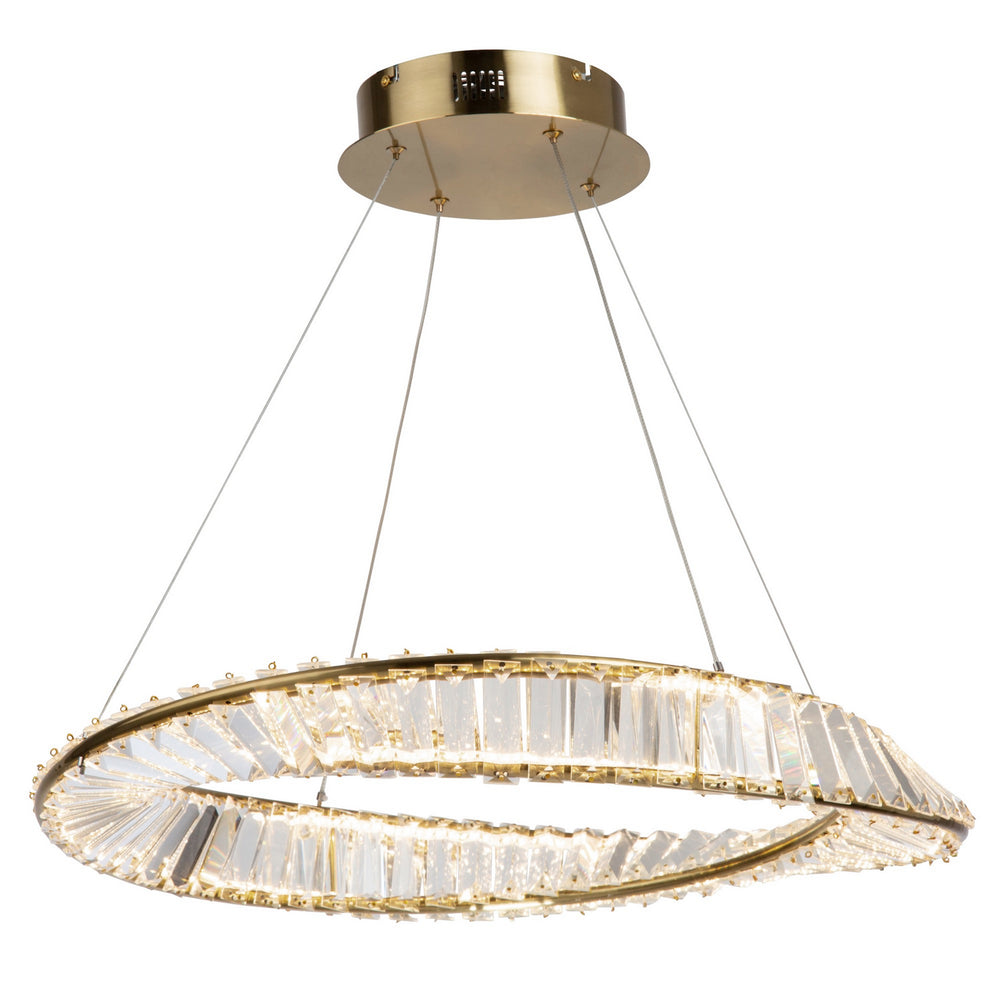 Artcraft Canada - LED Pendant - Stella - Brushed Brass- Union Lighting Luminaires Decor