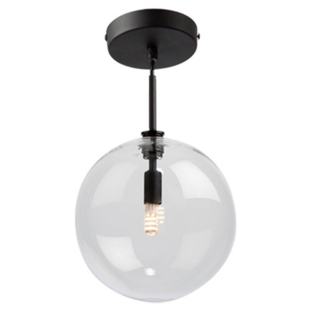 Artcraft Canada - One Light Semi-Flush Mount - Pinpoint - Black- Union Lighting Luminaires Decor