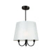 Artcraft Canada - Three Light Pendant - Rhythm - Black- Union Lighting Luminaires Decor