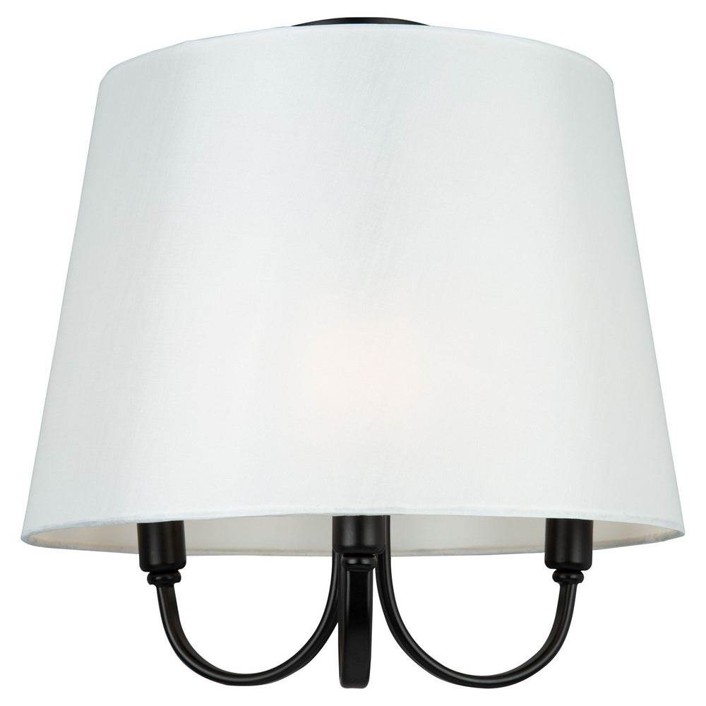 Artcraft Canada - Three Light Semi-Flush Mount - Rhythm - Black- Union Lighting Luminaires Decor