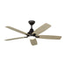 "Generation Lighting Canada. - 52"Ceiling Fan - Lowden - Aged Pewter- Union Lighting Luminaires Decor"