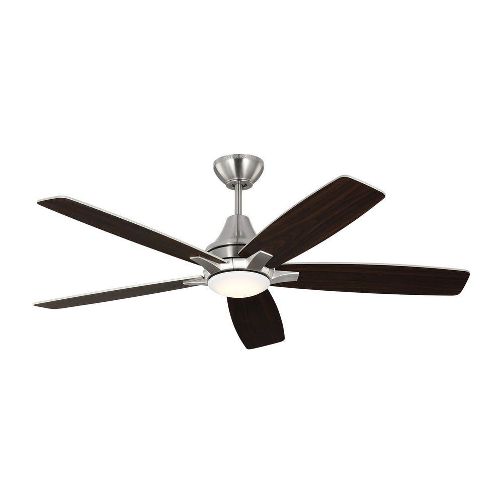 "Generation Lighting Canada. - 52"Ceiling Fan - Lowden - Brushed Steel- Union Lighting Luminaires Decor"