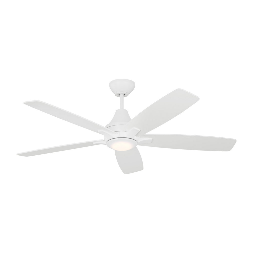 "Generation Lighting Canada. - 52"Ceiling Fan - Lowden - Matte White- Union Lighting Luminaires Decor"