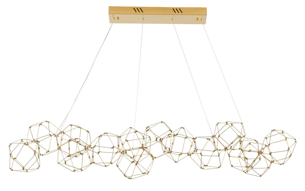 Bethel International Canada - LED Chandelier - Gold- Union Lighting Luminaires Decor