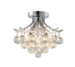 Bethel International Canada - Three Light Semi Flush Mount - Chrome- Union Lighting Luminaires Decor