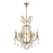 Bethel International Canada - Nine Light Chandelier - Brass- Union Lighting Luminaires Decor