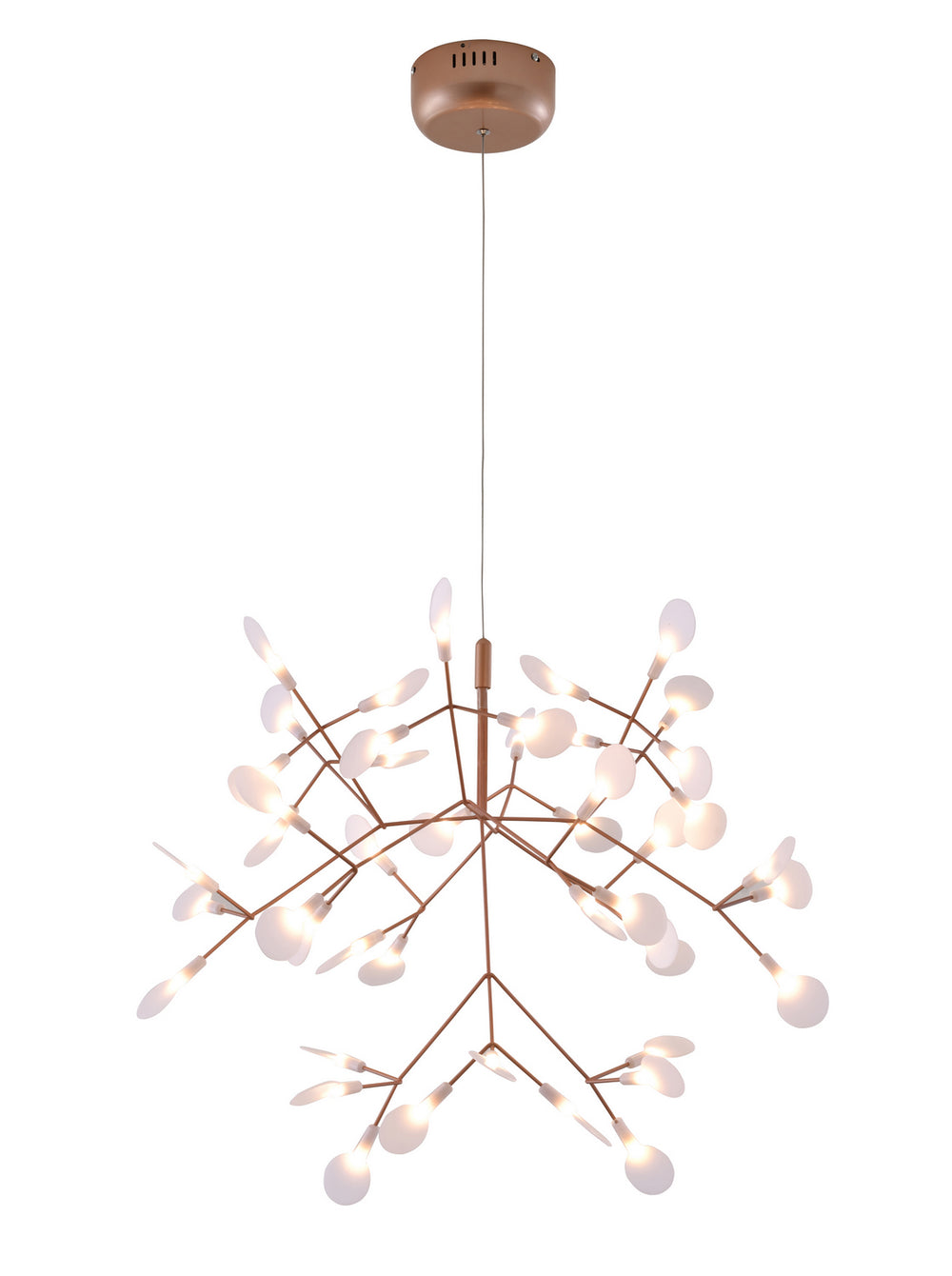 Bethel International Canada - LED Chandelier - Matte Copper- Union Lighting Luminaires Decor