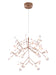 Bethel International Canada - LED Chandelier - Matte Copper- Union Lighting Luminaires Decor