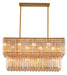 Bethel International Canada - 14 Light Chandelier - Satin Brass- Union Lighting Luminaires Decor