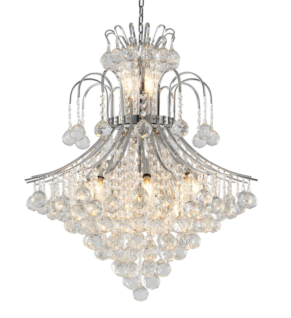 Bethel International Canada - 15 Light Chandelier - Chrome- Union Lighting Luminaires Decor