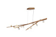 Bethel International Canada - LED Chandelier - Gold- Union Lighting Luminaires Decor