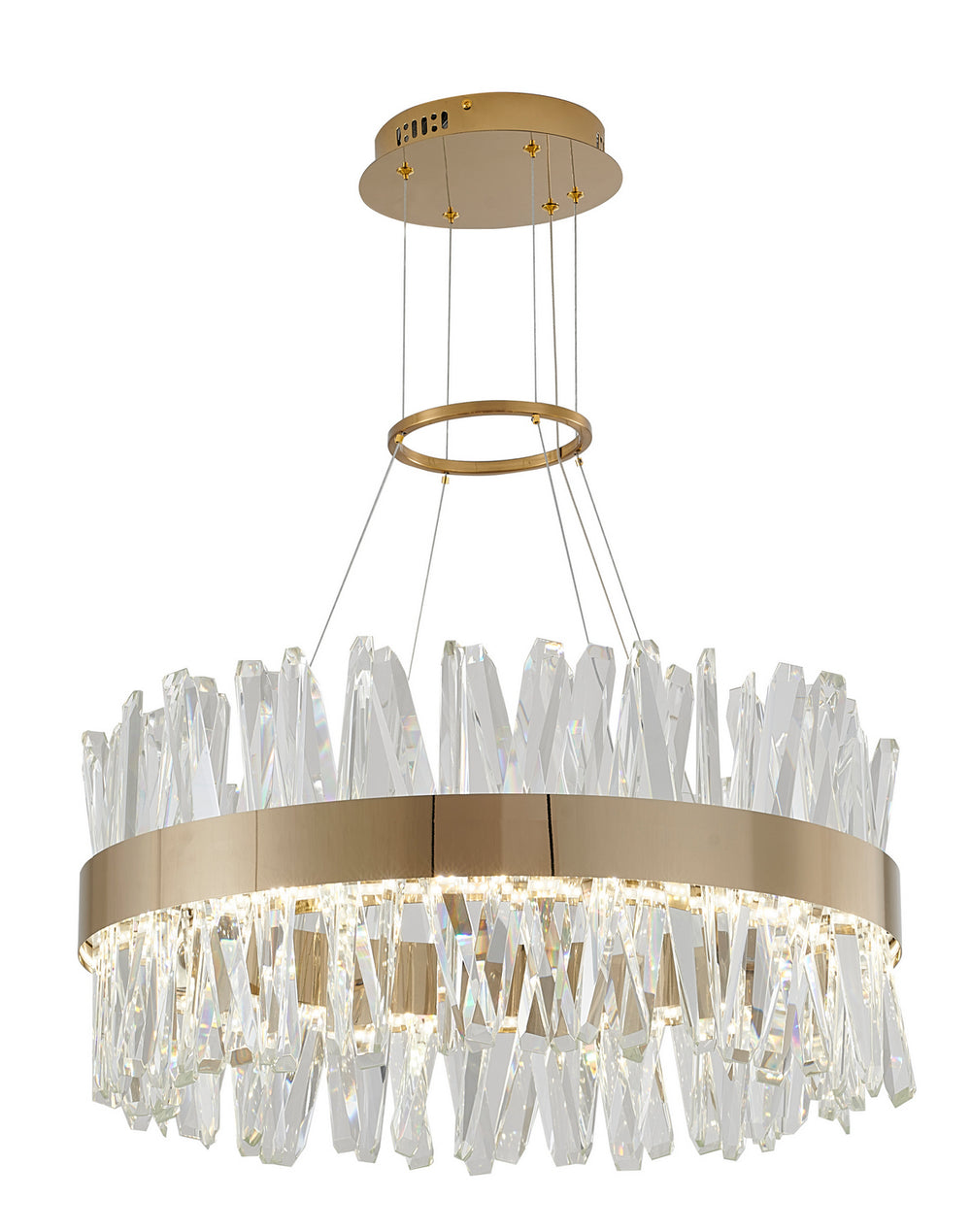 Bethel International Canada - LED Chandelier - Gold- Union Lighting Luminaires Decor