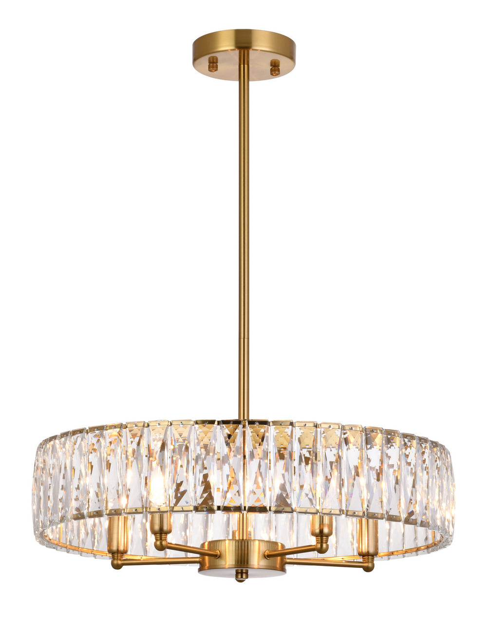 Bethel International Canada - Five Light Chandelier - Gold- Union Lighting Luminaires Decor