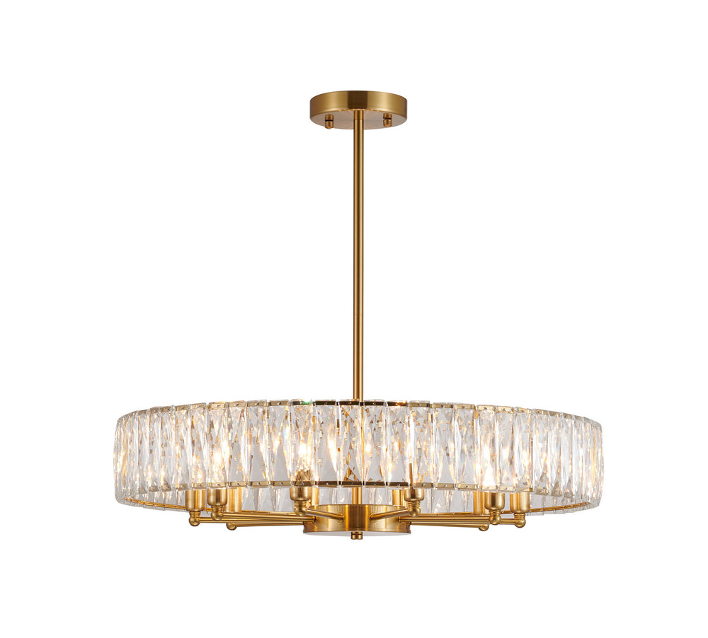 Bethel International Canada - Ten Light Chandelier - Gold- Union Lighting Luminaires Decor