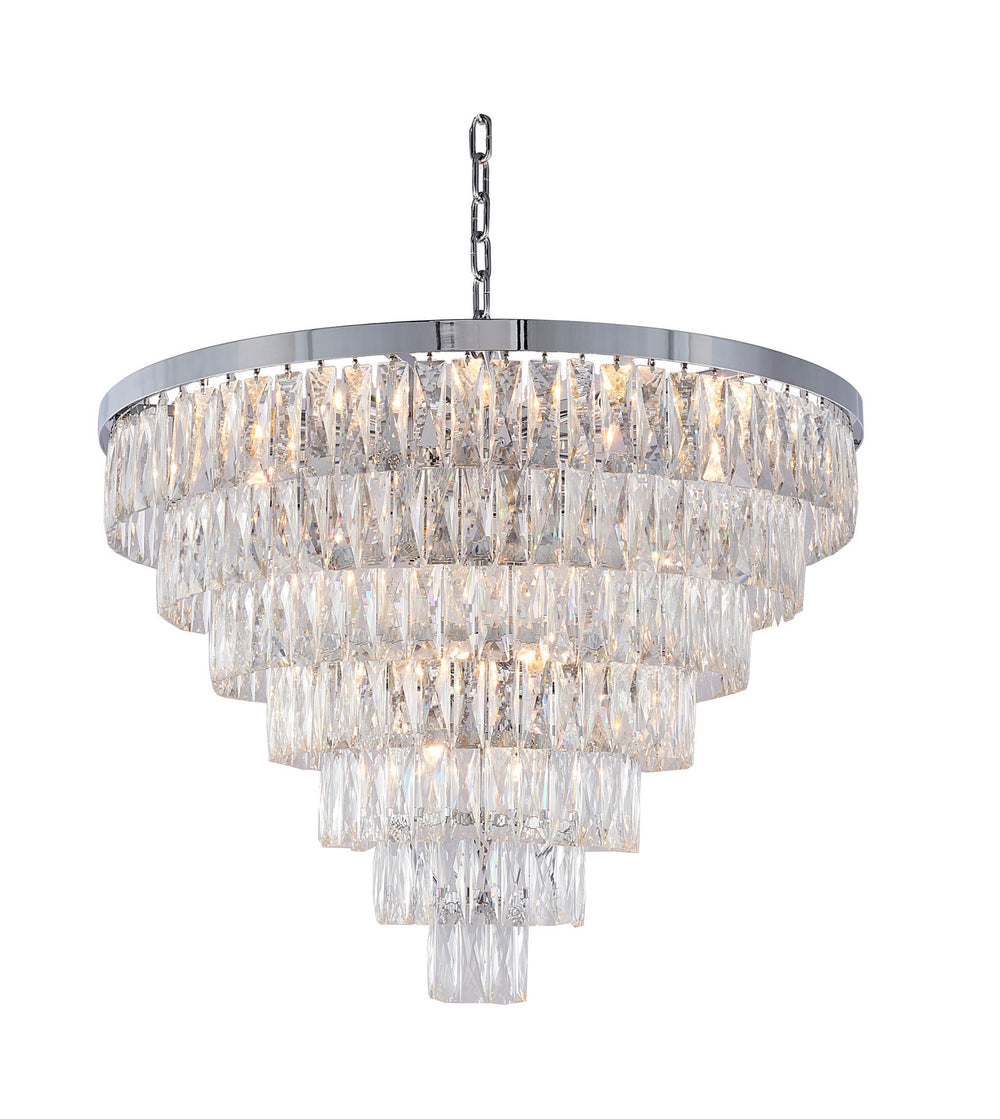 Bethel International Canada - 27 Light Chandelier - Chrome- Union Lighting Luminaires Decor