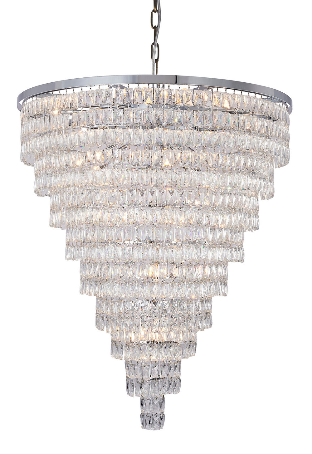 Bethel International Canada - 32 Light Chandelier - Chrome- Union Lighting Luminaires Decor