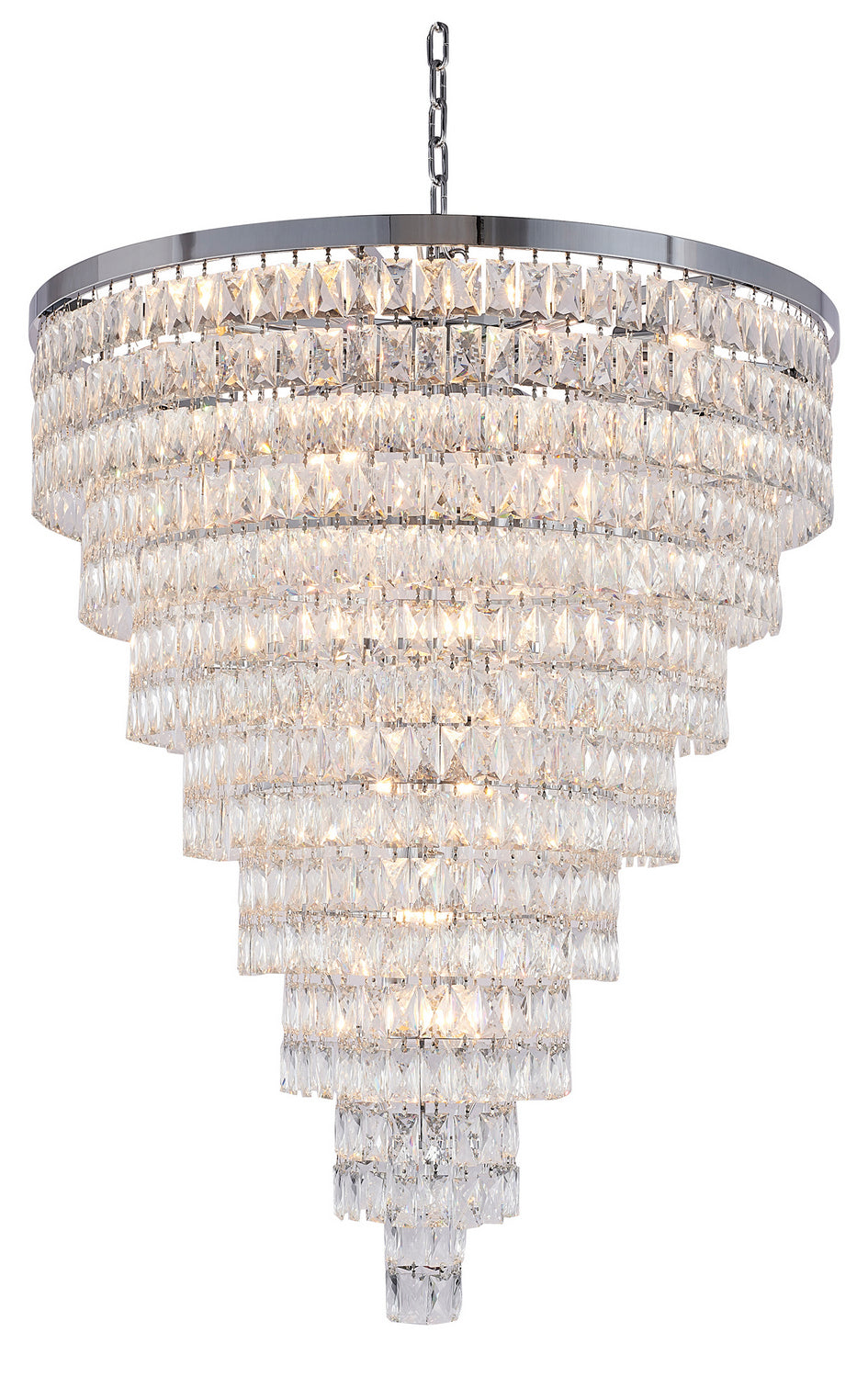 Bethel International Canada - 30 Light Chandelier - Chrome- Union Lighting Luminaires Decor